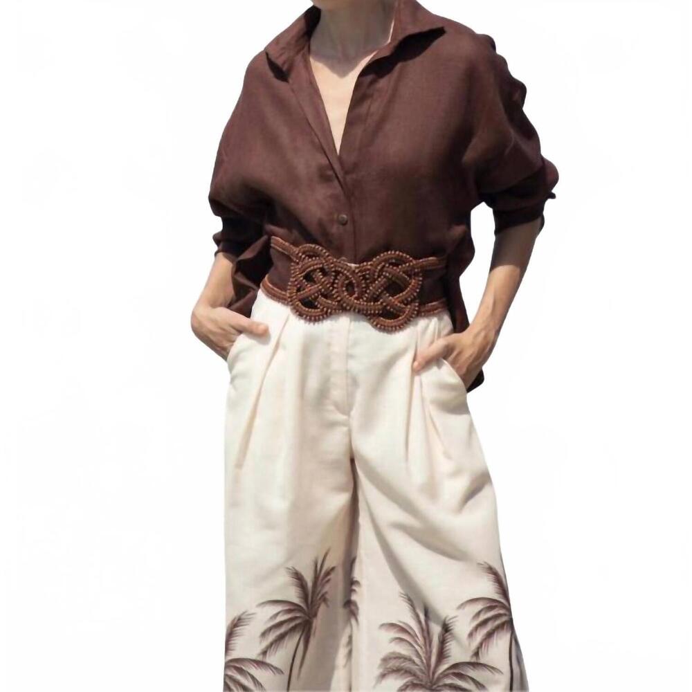 NEW ANDRES OTALORA si sabes shirt in mocha